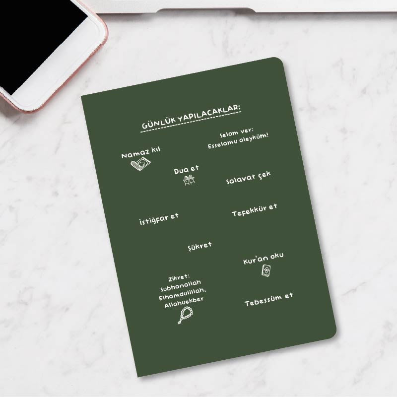 Günlük Yapılacaklar – Çizgisiz Mini Not Defter