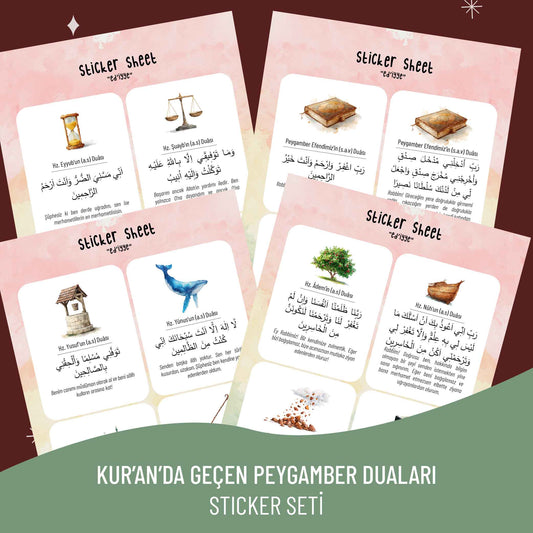 Peygamber Duaları - Sticker Seti