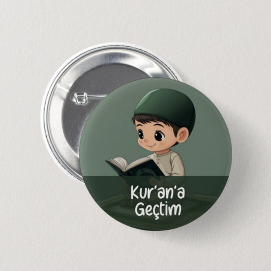 Kur’an’a Geçtim (Erkek) - İğneli Rozet