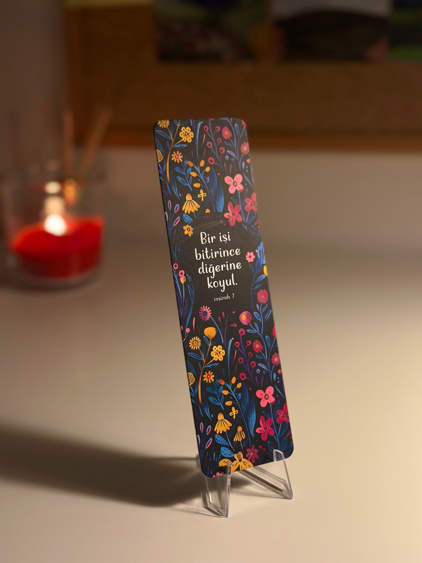 İnşirah, 7. - Kitap Ayracı