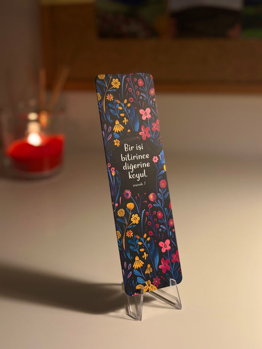 İnşirah, 7. - Kitap Ayracı