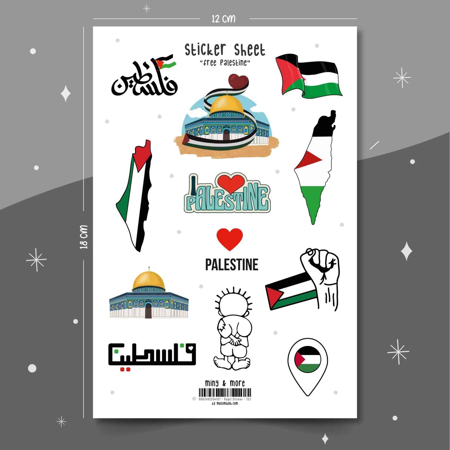 Free Palestine - Sticker