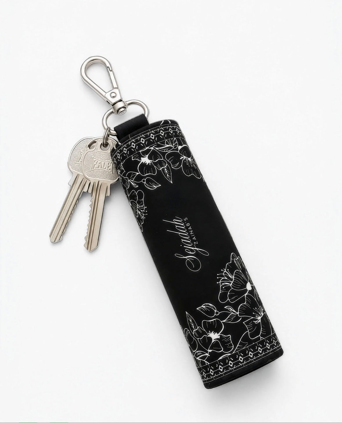 ELEGANT FLORAL - Black/White XL Charm Seccade