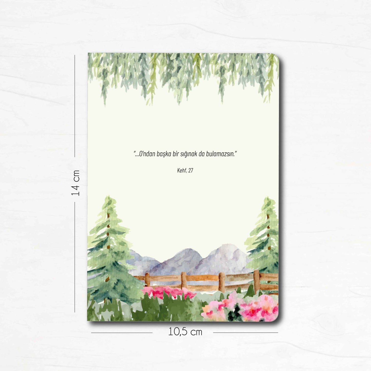 Cennet – 3’lü Çizgisiz Mini Not Defter Seti