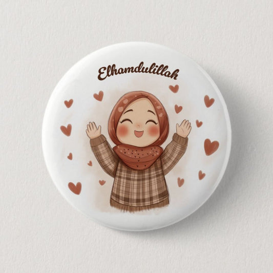 Elhamdulillah - İğneli Rozet