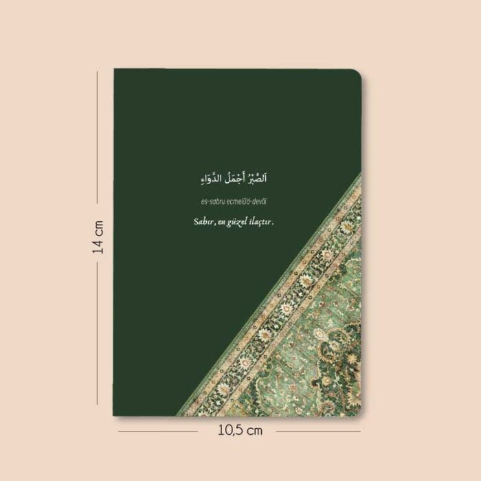 Yeşil Kilim – 3’lü Çizgisiz Mini Not Defter Seti