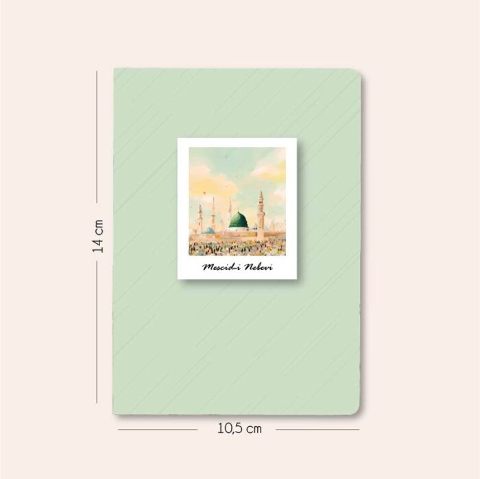 Mescid – 3’lü Çizgisiz Mini Not Defter Seti