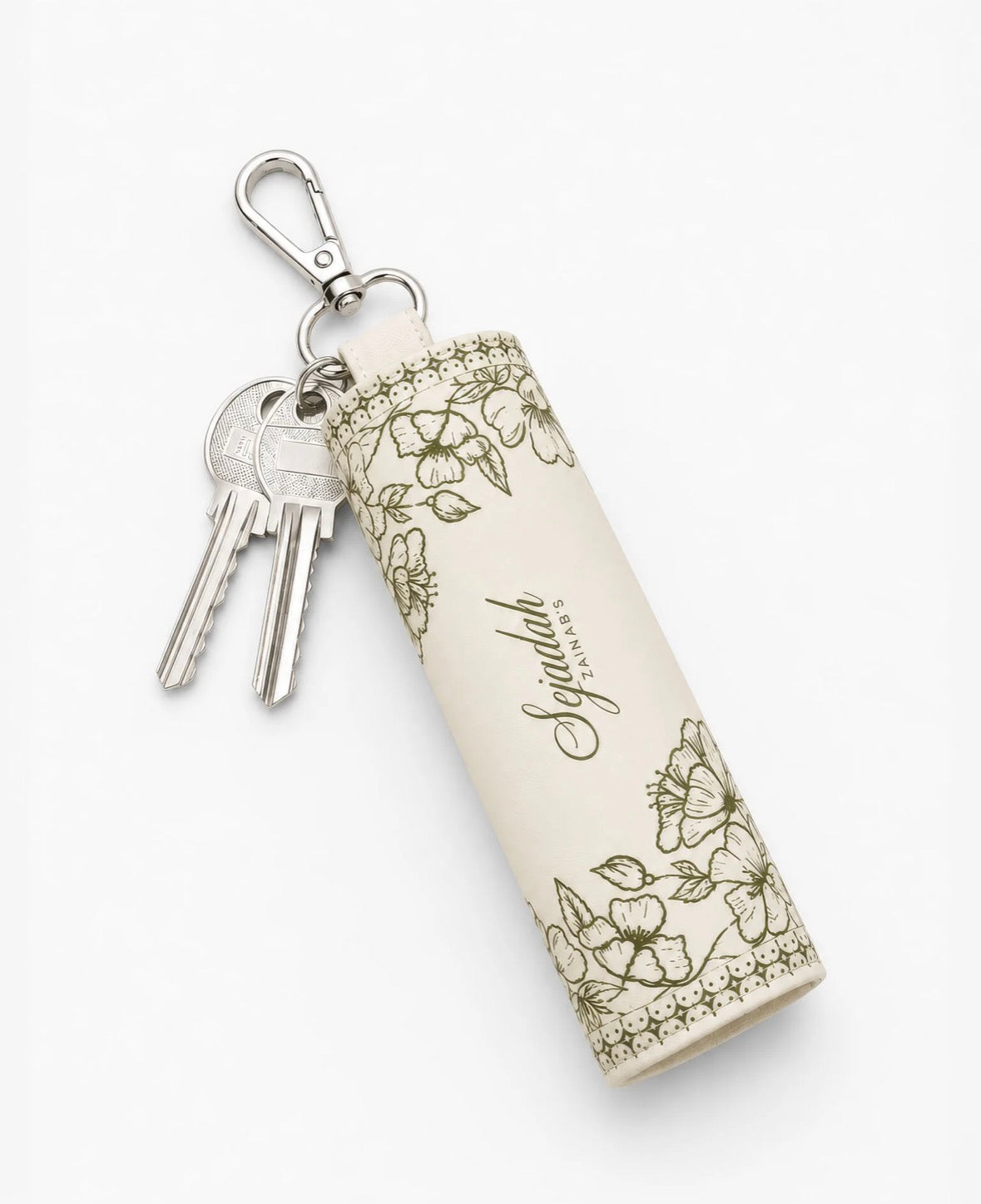 ELEGANT FLORAL - Beige/Khaki XL Charm Seccade