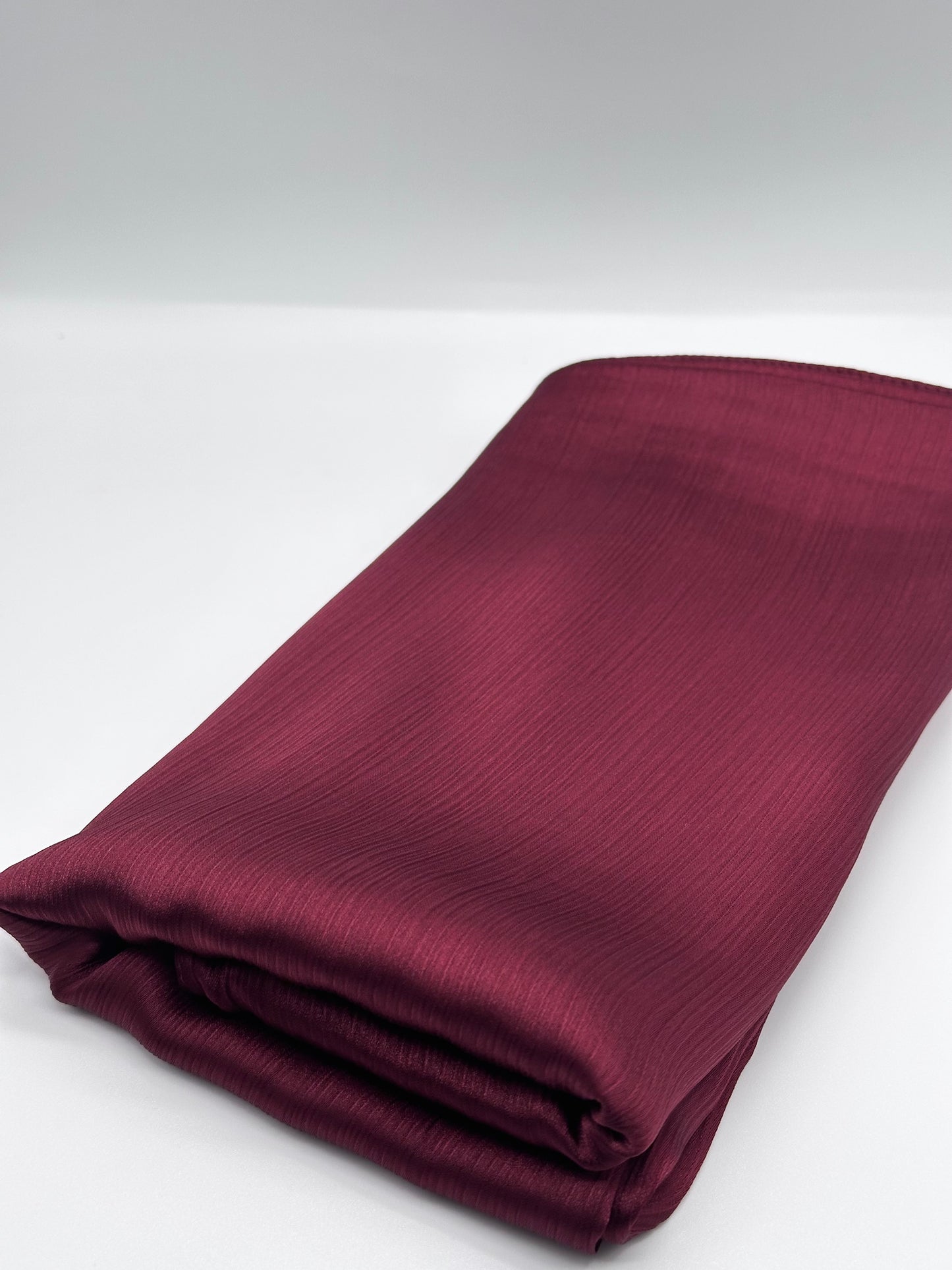 Cherry - Crinkle Satin Hijab