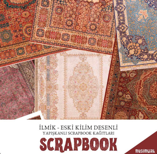 Bordo Kilim Sticker Seti - Mavera