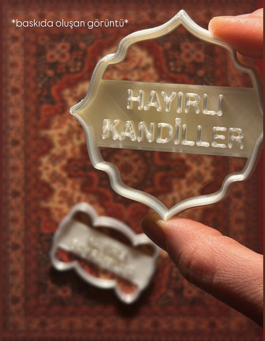 Hayırlı Kandiller - Kurabiye Kalıbı