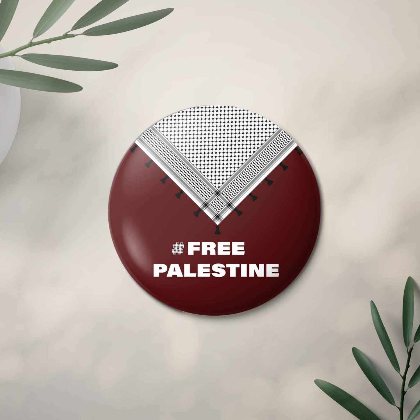 Free Palestine -  İğneli Rozet