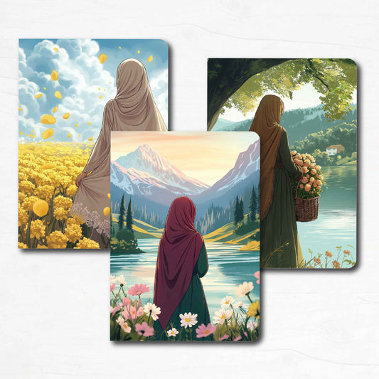 Nigâr – 3’lü Çizgisiz Mini Not Defter Seti