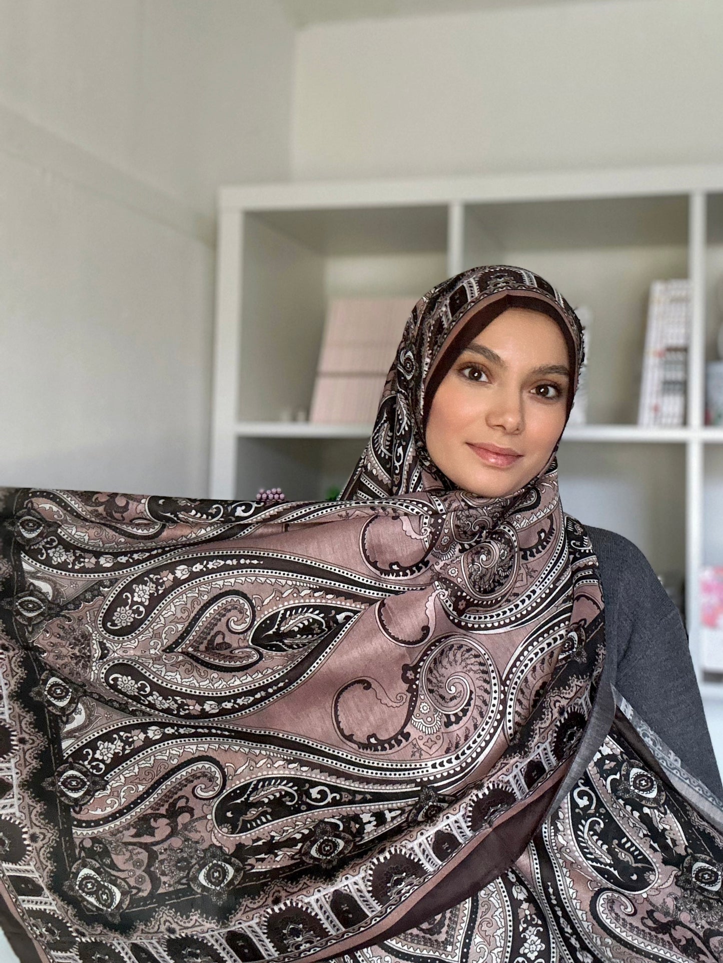 Brown&Cocoa - Ethnic Cotton Hijab