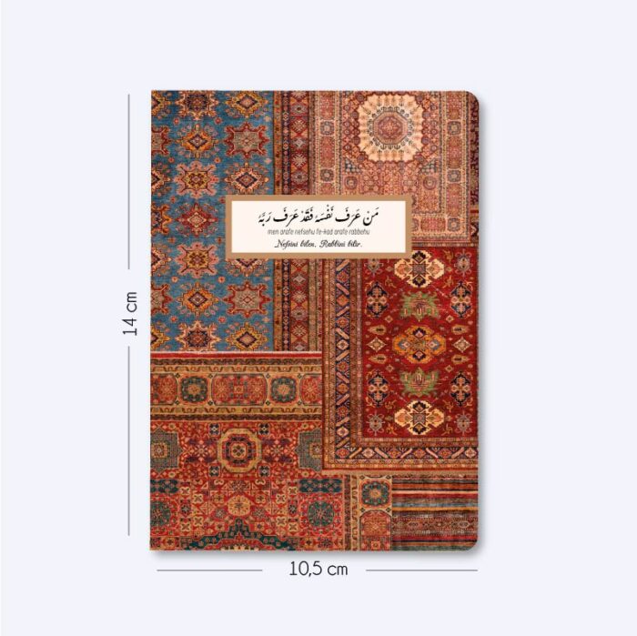 Kırmızı Kilim – 3’lü Çizgisiz Mini Not Defter Seti