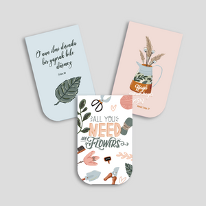 Flowers - Magnetic Bookmark