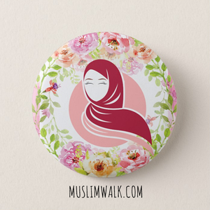 Hijabi Pin Badge