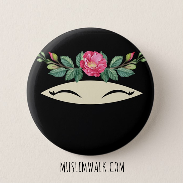 I love Niqab Pin Badge