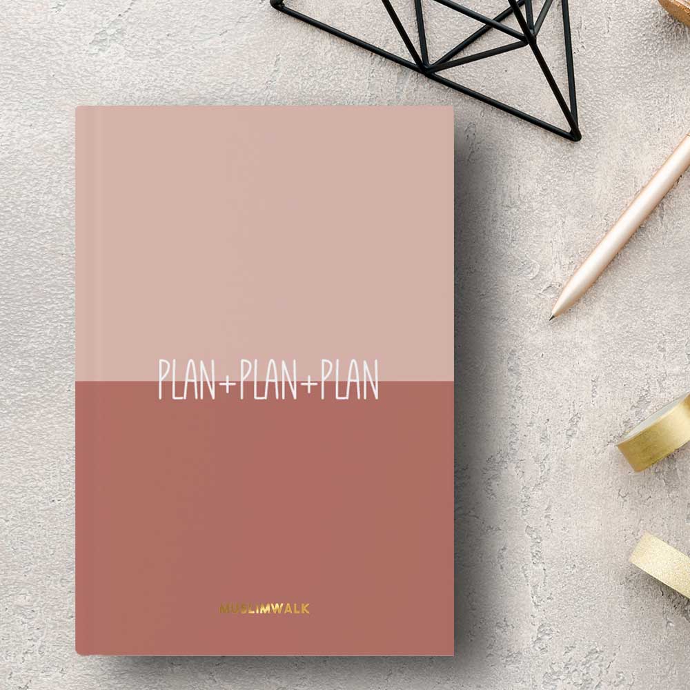 Plan + Plan + Plan Rosybrown Bullet Journal