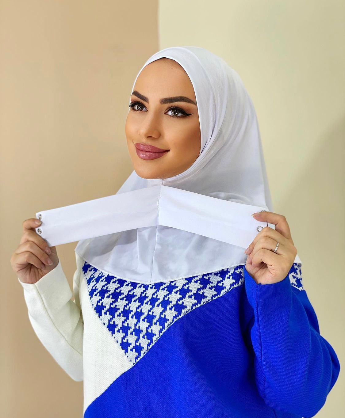 Easy Hijab White - Pratik Şal Beyaz