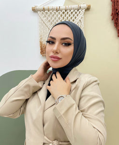 Easy Hijab Antracite - Pratik Şal