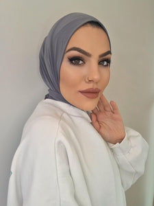 Easy Hijab Grey - Pratik Şal Gri