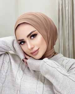 Easy Hijab Light Camel - Pratik Şal