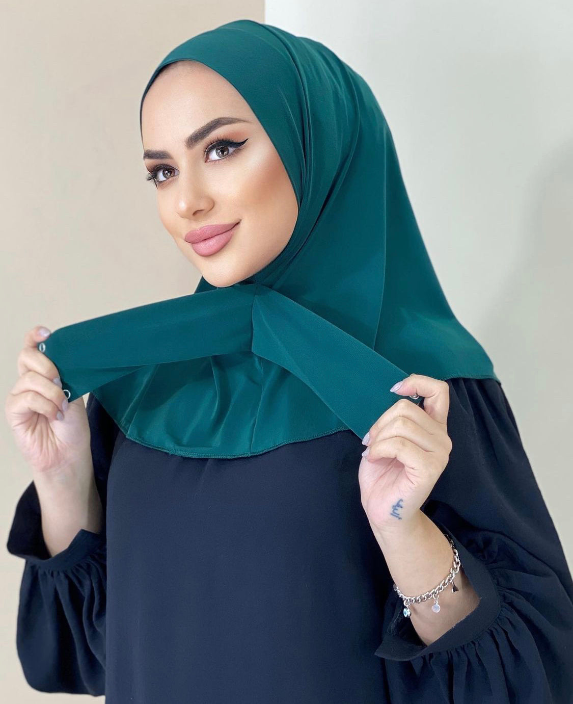 Easy Hijab Emerald - Pratik Şal Zümrüt