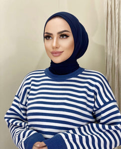 Easy Hijab Marine - Pratik Şal Lacivert