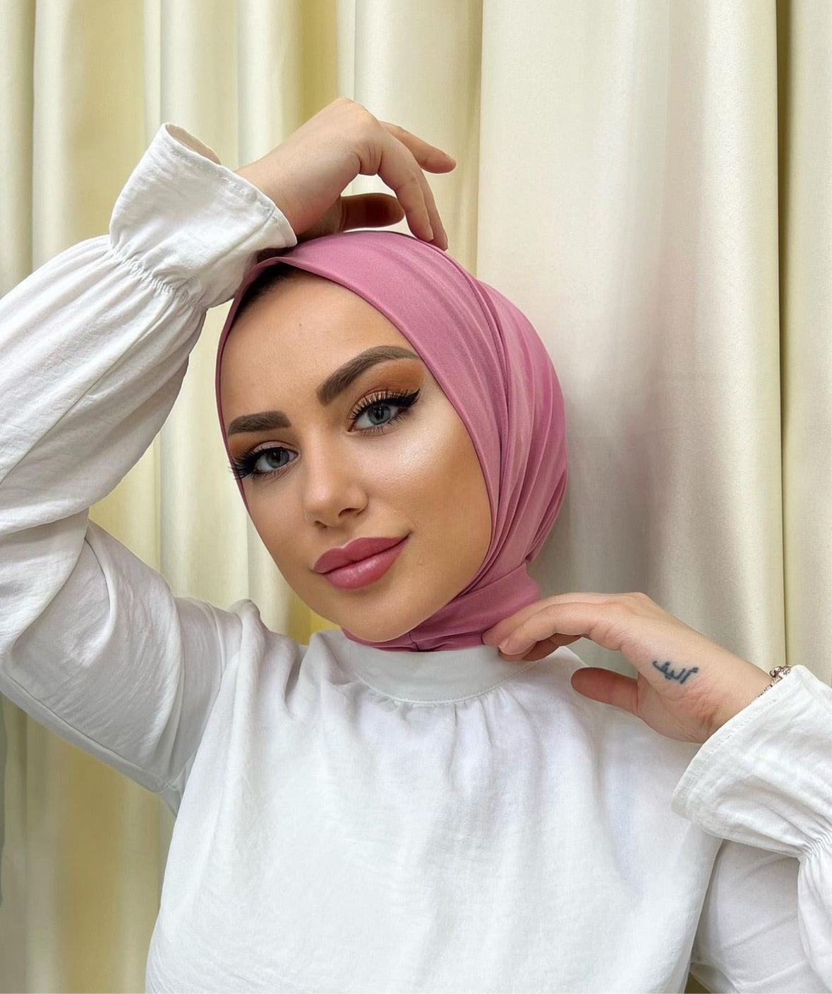 Easy Hijab Rose - Pratik Şal Rose