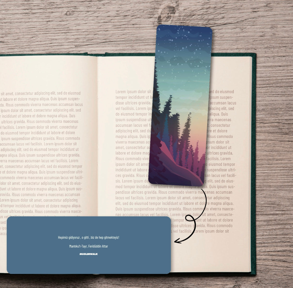 Gidiyoruz - Kitap Ayracı