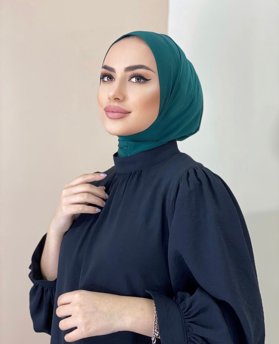Easy Hijab Emerald - Pratik Şal Zümrüt